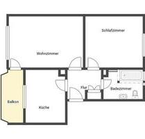 2-Zimmer-Wohnung in Kandel - 609,00 EUR Kaltmiete, ca.  52,51 m² in Kandel (PLZ: 76870)