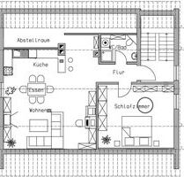 Moderne 2-Zimmer-Dachgeschoß-Wohnung - Windischeschenbach