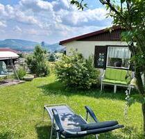Schöner Pachtgarten mit super Blick über Jena, Wasser und Strom