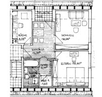2 Zimmer DG Wohnung - 540,00 EUR Kaltmiete, ca.  62,00 m² in Mühldorf am Inn (PLZ: 84453)