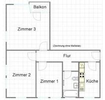 KS Mitte: 3ZKBB - 780,00 EUR Kaltmiete, in Kassel (PLZ: 34117)