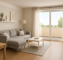 Moderne helle 3 ZKB Wohnung mit Küche + Balkon in Eilenburg