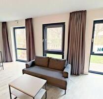 URBAN BASE: Vollmöbliertes 1-Zimmer-Large-Apartment mit EBK, TERRASSE, ALL-IN-MIETE, UVM. am Rheinufer - Düsseldorf Stadtbezirk 3