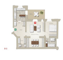 Großzügige 2-Zimmer-Wohnung in Pirna Schlosspark