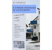3 Zimmer Wohnung in Laichingen - 950,00 EUR Kaltmiete, in Laichingen (PLZ: 89150)