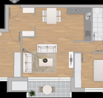 Exclusive 3 Zimmerwohnung in Neubau mit Balkon - Backnang