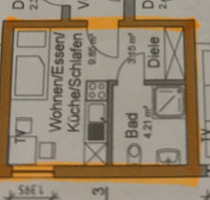 Möbiliertes 1-Zimmer Apartment mit EBK in Aichstetten