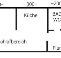 1 -Zimmer Wohnung in Duisburg Duissern ab August