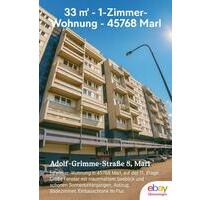 Eigentumswohnung - 65.000,00 EUR Kaufpreis, ca.  33,00 m² in Marl (PLZ: 45772)