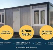 ✔️ NEU ✔️ 6 x 2,4 m Baucontainer - 40mm Wandstärke - Abholung in Moers möglich - Selbstabholung - Tinyhouse Bürocontainer Unterkunftscontainer Sozialcontainer Schlafmodul Tiny House Tiny Haus Wohnung - Bielefeld