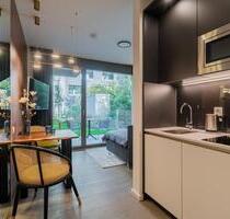 Möbliertes Singel-Apartment mit Gartent im Dreieck zwischen Friedrichshain, Kreuzberg und Neukölln - Berlin