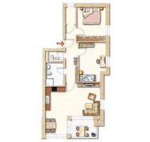 Charmante 3,5 Zimmer Wohnung mit Balkon im 1 OG - Friedrichshafen Ailingen