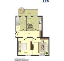 2-Zimmer-Wohnung in Duisburg Hüttenheim