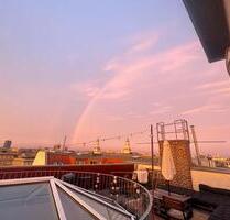 Zimmer (40m2) in großer 3er WG mit Dachterrasse - Berlin