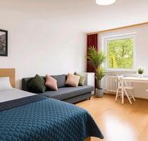 Helles Studio Kurzzeitmiete in Augsburg neben Kuka– All Inclusive