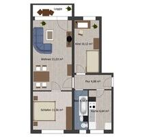 3-Raum-Wohnung in ruhiger und zentraler Lage - Coswig