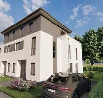 Neubau-DHH in Bielefeld mit PV, Homeoffice & Garten