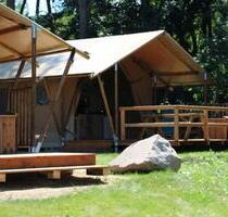 Safarizelt Ferienhaus Ferien Glamping Urlaub direkt am See - Lychen