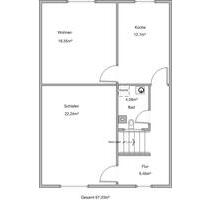 Schöne 2 Zimmerwohnung in Höckersdorf zu vermieten. - Mücke