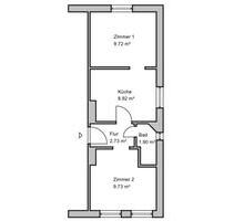 Renovierte 2 ZKB Wohnung in der Südstadt mit WBS - Wilhelmshaven