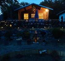 Pachtgarten mit gemütlicher Holz Hütte - Letschin