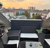 Schöne 3 Zimmer DG Wohnung mit großer Dachterasse - Schwetzingen