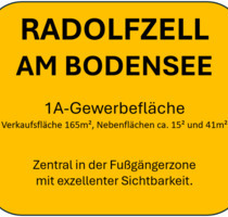 Zentral in der Fußgängerzone mit exzellenter Sichtbarkeit - Radolfzell am Bodensee