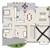 4 Zimmer Wohnung Aschaffenburg - 1.300,00 EUR Kaltmiete, ca.  110,00 m² in Aschaffenburg (PLZ: 63743) Gailbach