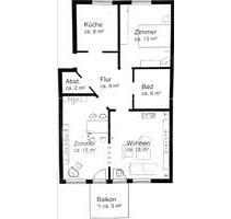 ANFRAGESTOP 3 Zi-Wohnung 73m² 1.OG in Kiel Hassee ab 1.10. - Molfsee