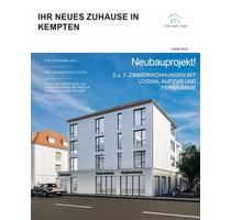 Erstbezug: Zentrale 2-3 Zimmerwohnungen mit Loggia - Kempten (Allgäu)