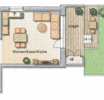 Erstbezug nach Kernsanierung - helle 3 Zimmer Gartenwohnung - Oldenburg Bürgeresch