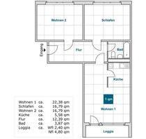 Familienfreundliche 3 Zimmer Wohnung mit Balkon und Aufzug! - Dresden Prohlis