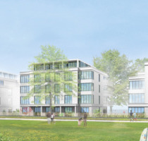 2024-15 Erstbezug! Exklusive zentralgelegene Drei-Zimmer-Wohnung mit EBK, Terrasse, Balkon, hochwertiger Ausstattung und Tiefgaragen-Stellplatz in der Inneren Neustadt von Dresden zu vermieten