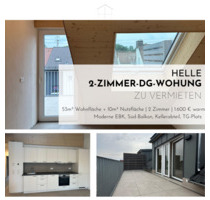 2-Zimmer-DG Wohnung - NEUBAU EBK, FBH, Balkon, TG-SP, Kellerabt - Esslingen am Neckar Pliensauvorstadt