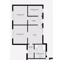 Mietwohnung 83 m2 in Gubkow - 830,00 EUR Kaltmiete, ca.  83,00 m² in Sanitz (PLZ: 18190)