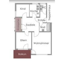 3,5 Zi-Whg, Ludwigsburg-Eglosheim, Südbalkon + Wintergarten, EBK
