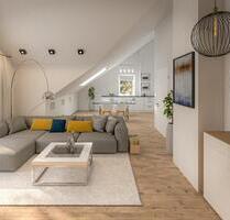 Lichtdurchflutete Zwei-Zimmer Dachgeschosswohnung Ziegetsdorf - Regensburg Ganghofersiedlung