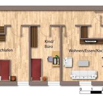 Wohnung in Oettingen Zentrum - 950,00 EUR Kaltmiete, in Oettingen in Bayern (PLZ: 86732)