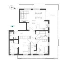Moderne 4-Zimmer-Penthouse-Wohnung mit Dachterrasse - Niederzier