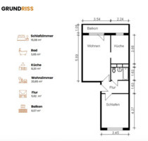 Neueinzug nach Renovierung- 2 RW mit Balkon und Einbauküche - Magdeburg Großer Silberberg