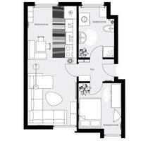 Frisch saniert und möbliert: Schicke 2-Zi-Wohnung mit Tageslichtbad im schönen Egeln