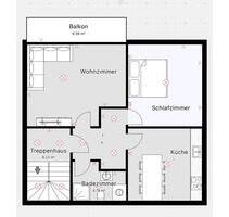 Wohnung in Dillenburg - 750,00 EUR Kaltmiete, in Dillenburg (PLZ: 35683)