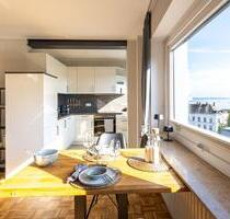 Möblierte Designwohnung mit Blick auf die Flensburger Förde