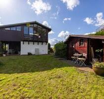 Ferienhaus mit Garten und Bootsliegeplatz - Jork