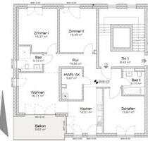 freiwerdende schöne 4 ZKB Wohnung mit Balkon in Wolfsburg - Neubau ( WOB-HWT4a-2R )
