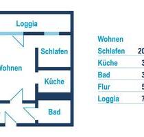 1-Raum-Wohnung mit Blick über die Dächer - Reichenbach im Vogtland