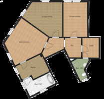 Helle 3-Zimmer-Wohnung mieten - großzügig & zentral - Gröditz