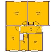3R-Wohnung, Garten optional - 549,00 EUR Kaltmiete, in Treuenbrietzen (PLZ: 14929)