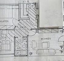 Möblierte-2 Zimmer DG Wohnung in Schrozberg