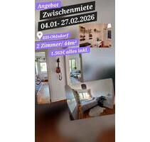 ZWISCHENMIETE - möbliert- 04.01-27.02.2026 - Hamburg Ohlsdorf